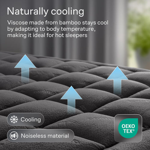 OrthoLuxe™ Bamboo Mattress Topper